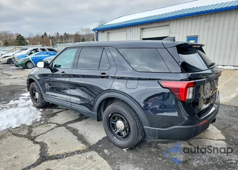 2025 Ford Explorer Police Interceptor from USA, damaged, VIN 1FM5K8AW4SGA84413